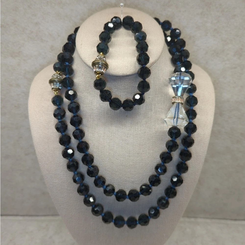 Vintage Heidi Daus Disney Full of Possibilities Swarovski Beads and Bracelet Set